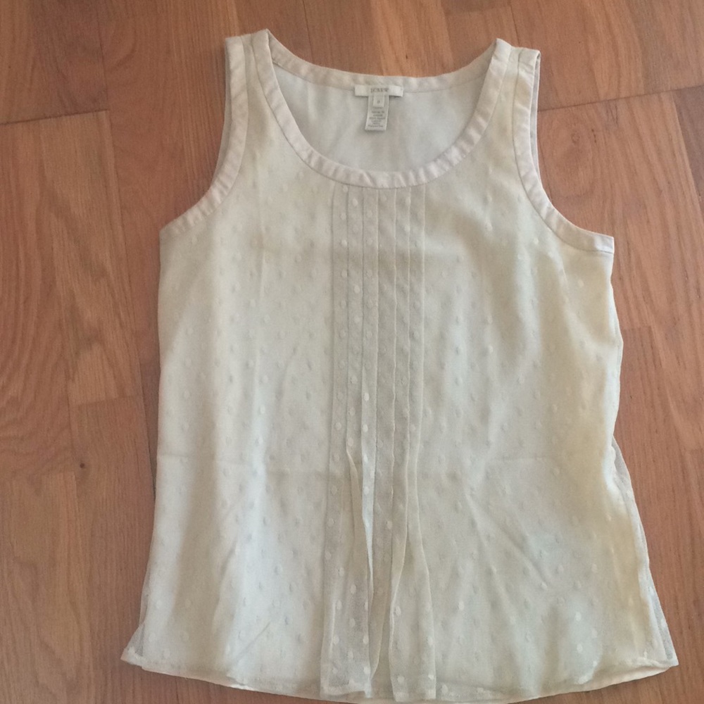 Jcrew sleeveless blouse